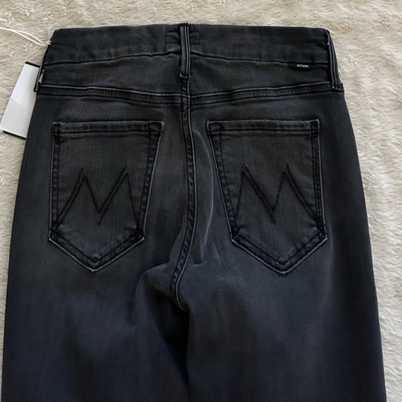 MOTHER The Looker Ankle Fray Jeans in Burning Out Lanterns NWT - Picture 9 of 16